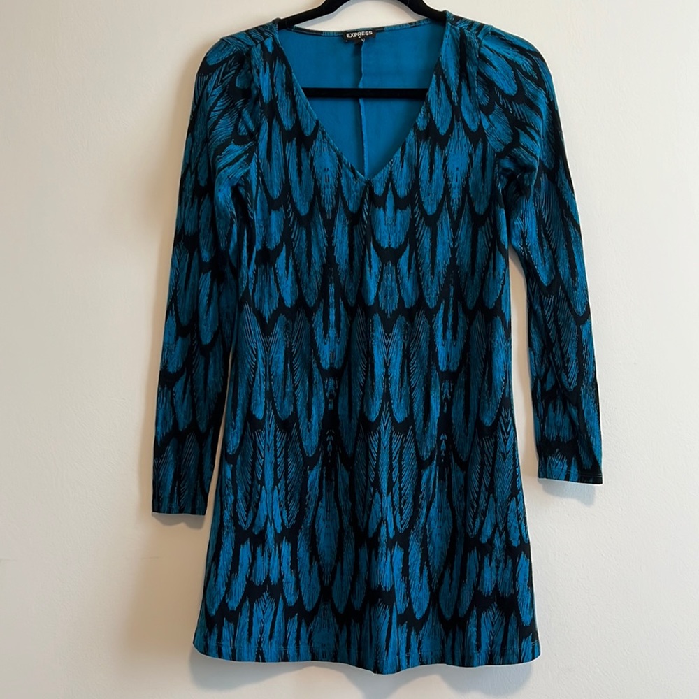 Blue and black tunic/minidress